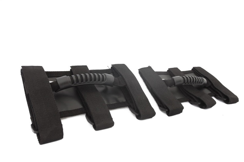 Rugged Ridge Steel Grab Handles F/R Kit Black 07-18 Jeep Wrangler JK/JKU Rugged Ridge Dash & Interior Trim AXOPROS