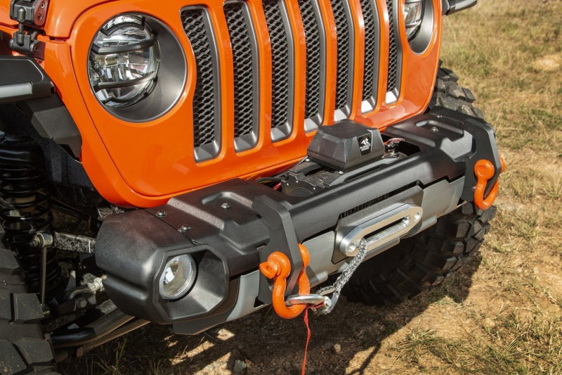 Rugged Ridge Stubby Venator Front Bumper 18-20 Jeep Wrangler JL/JT Rugged Ridge Bumpers - Steel AXOPROS