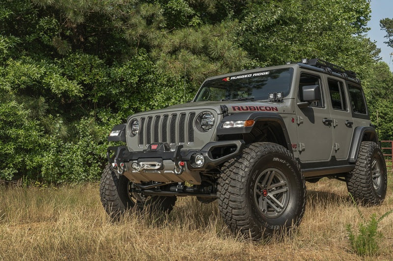Rugged Ridge Venator Front Bumper 18-20 Jeep Wrangler JL/JT Rugged Ridge Bumpers - Steel AXOPROS