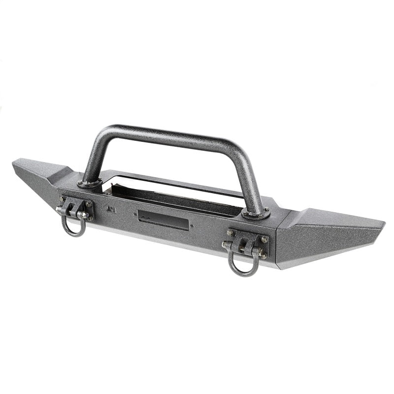 Rugged Ridge XHD Bumper Kit Overrider Ft 76-06 CJ/Jeep Wrangler Rugged Ridge Bumpers - Steel AXOPROS