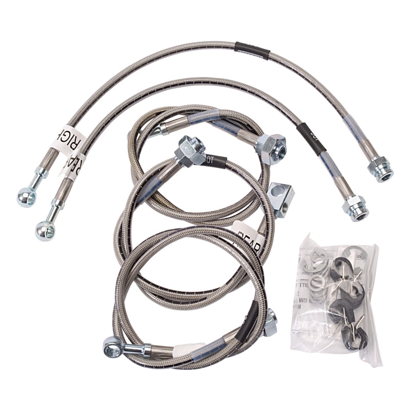 Russell Performance 01-06 GM Silverado/Sierra HD (All) (Also fits Rancho) Brake Line Kit Russell Brake Line Kits AXOPROS