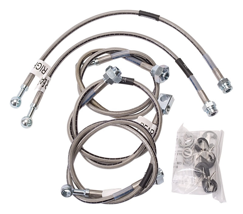 Russell Performance 01-06 GM Silverado/Sierra HD (All) (Also fits Rancho) Brake Line Kit Russell Brake Line Kits AXOPROS