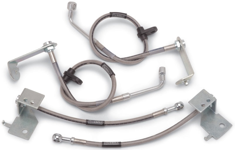 Russell Performance 05-11 Ford Mustang (with ABS) Brake Line Kit Russell Brake Line Kits AXOPROS
