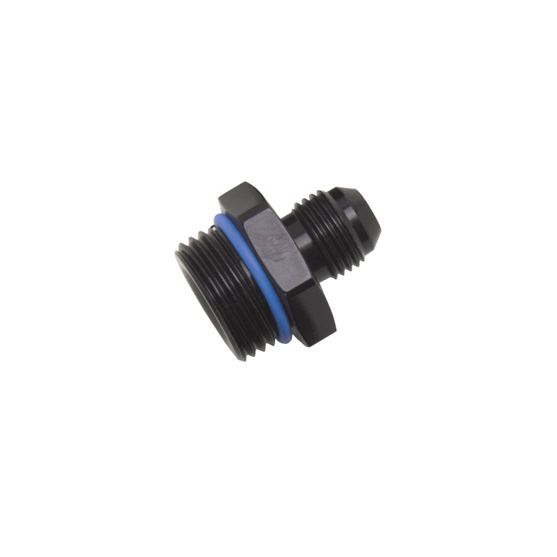 Russell Performance -10 AN Male Flare to -8 SAE Male Port Adapter Fitting - Black Anodized Russell Fittings AXOPROS