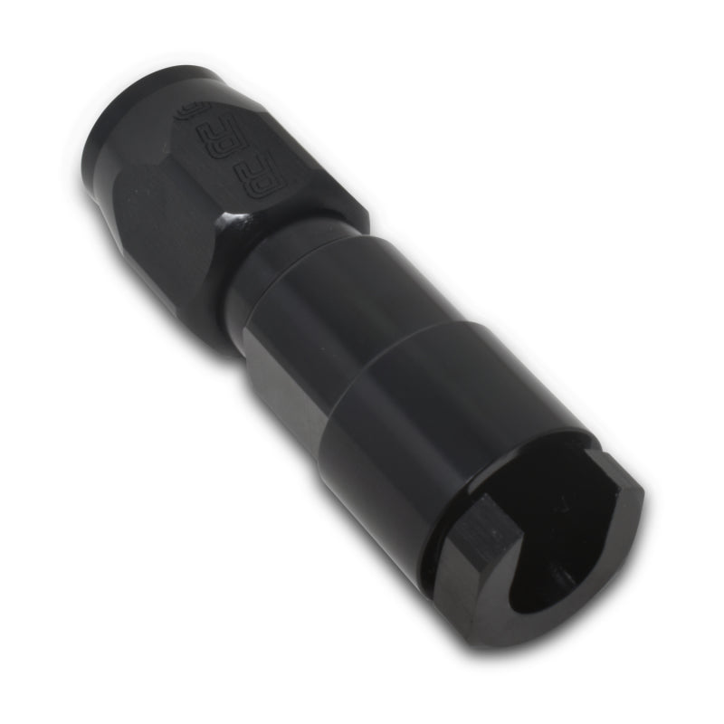 Russell Performance 5/16in SAE Quick Disc Female to -6 Hose Black Straight Degree Hose End Russell Fittings AXOPROS