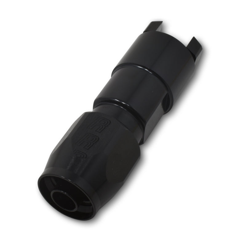 Russell Performance 5/16in SAE Quick Disc Female to -6 Hose Black Straight Degree Hose End Russell Fittings AXOPROS