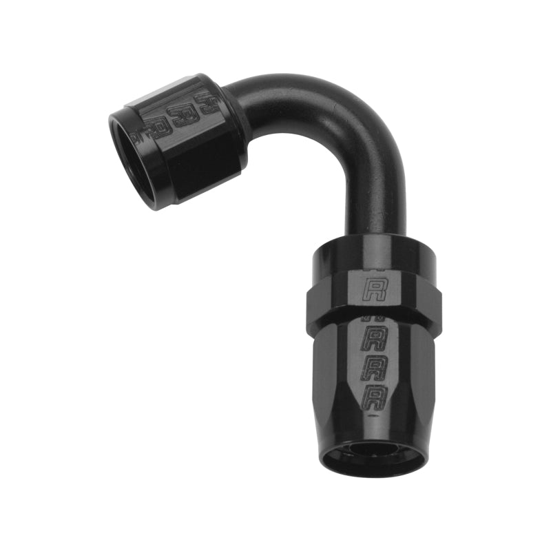 Russell Performance -6 AN Black 120 Degree Full Flow Swivel Hose End Russell Fittings AXOPROS