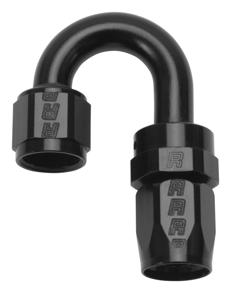 Russell Performance -6 AN Black 180 Degree Full Flow Swivel Hose End Russell Fittings AXOPROS