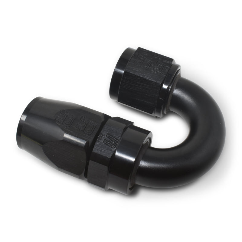 Russell Performance -6 AN Black 180 Degree Full Flow Swivel Hose End Russell Fittings AXOPROS