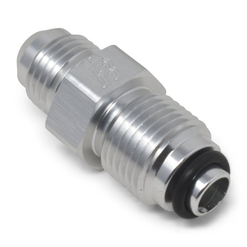 Russell Performance -6 AN (male to 11/16in-18 O-ring seal) Power Steering Adapter. Clear anodized Russell Fittings AXOPROS