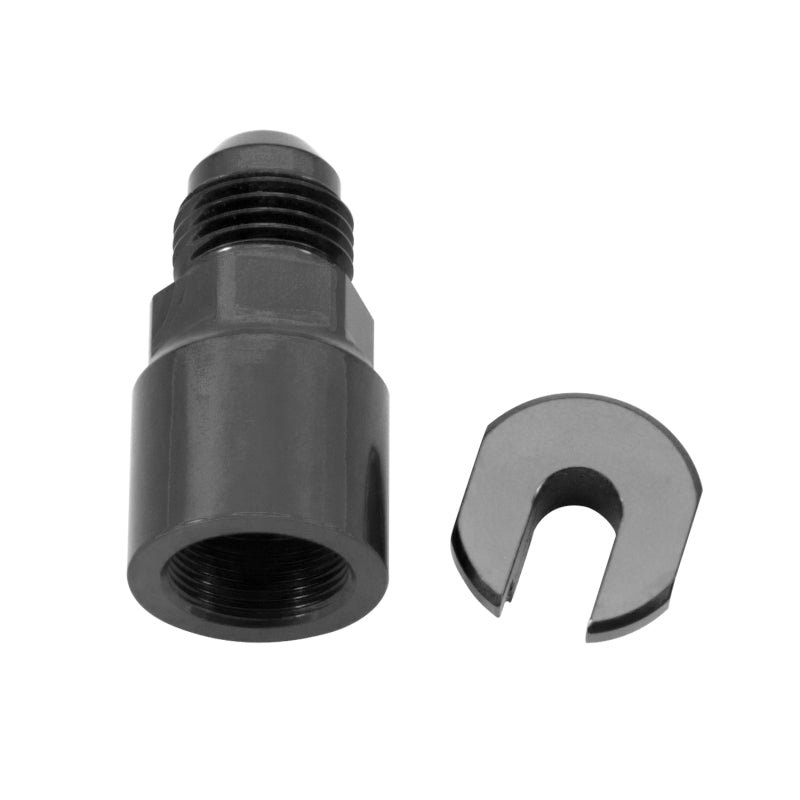 Russell Performance -6 AN male to 1/4in SAE Quick-Disconnect Female (Black Single) Russell Fittings AXOPROS