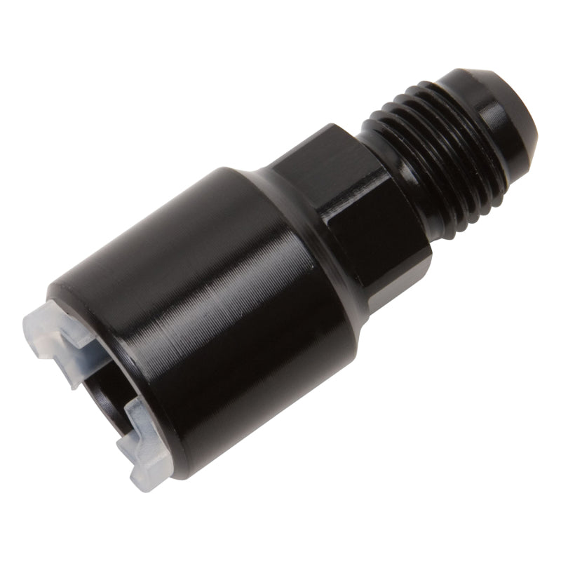 Russell Performance -6 AN male to 5/16in SAE quick-disconnect female (Black Single) Russell Fittings AXOPROS