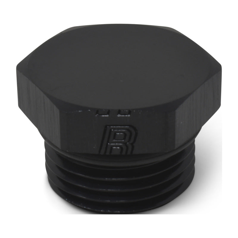 Russell Performance -6 AN Straight Thread Plug (Black) Russell Fittings AXOPROS