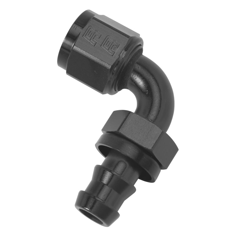 Russell Performance -6 AN Twist-Lok 90 Degree Hose End (Black) Russell Fittings AXOPROS