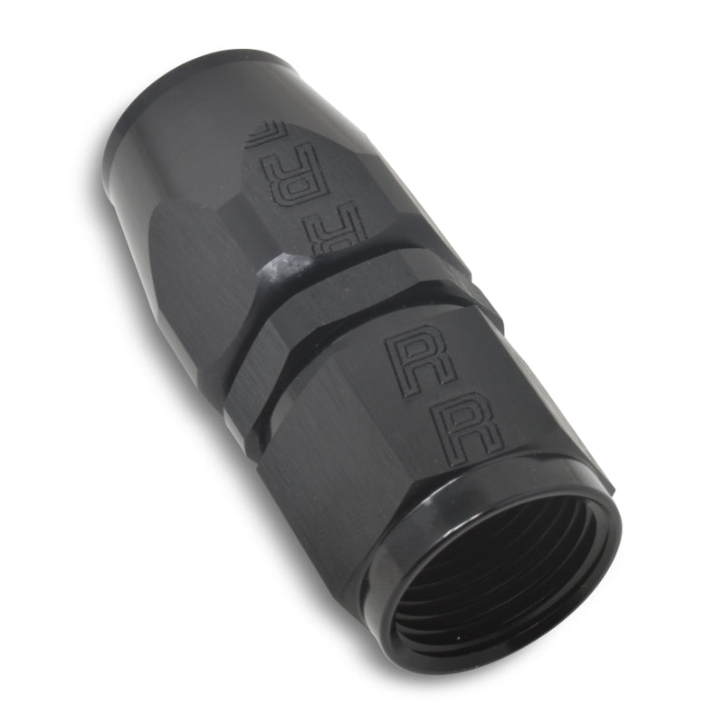 Russell Performance -8 AN Black Straight Full Flow Hose End Russell Fittings AXOPROS