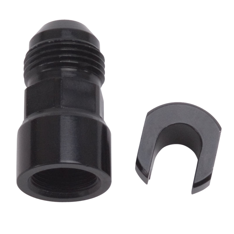 Russell Performance -8AN Male to 3/8in SAE Quick-Disconnect Female (Black Single) Russell Fittings AXOPROS