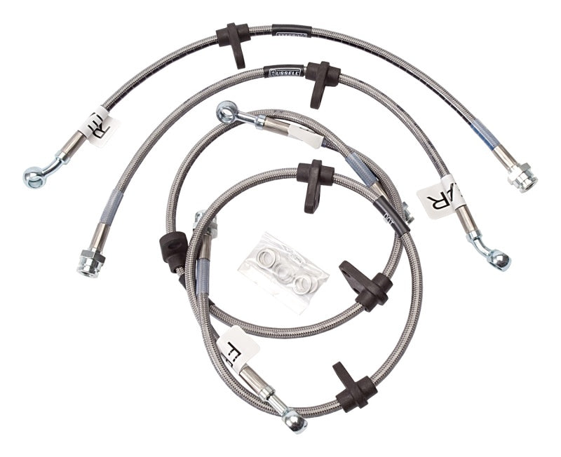 Russell Performance 92-95 Honda Civic (All with rear discs/ no ABS) Brake Line Kit Russell Brake Line Kits AXOPROS