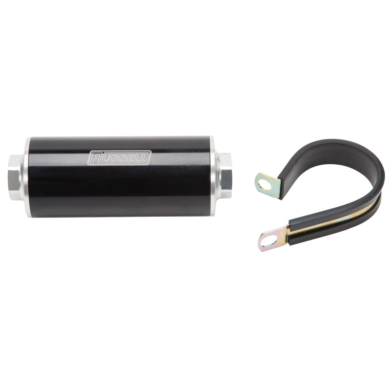 Russell Performance Anodized Aluminum (12in Length -10 male inlet/outlet) Russell Fuel Filters  AXOPROS