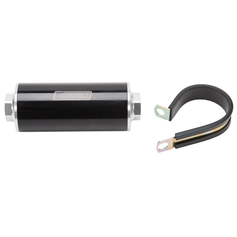 Russell Performance Anodized Aluminum (12in Length -10 male inlet/outlet) Russell Fuel Filters  AXOPROS
