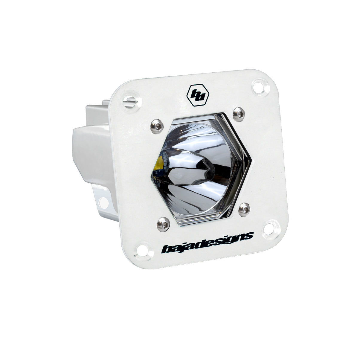S1 White Flush Mount Auxiliary Light Pod Baja Designs Auxiliary Light AXOPROS