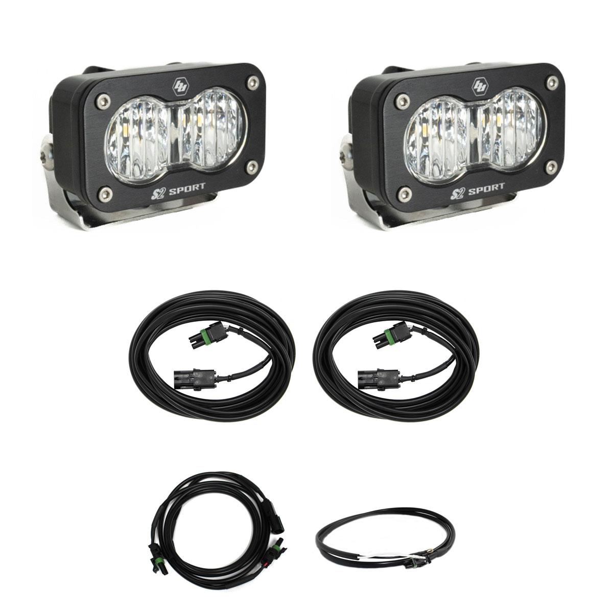 S2 Sport Dual Reverse Light Kit Baja Designs Back Up Light Set AXOPROS