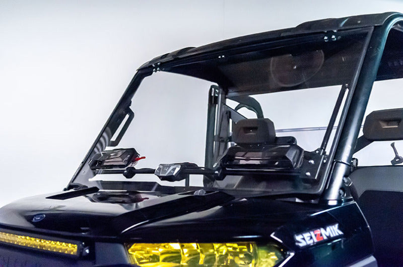 Seizmik 13+ Polaris Ranger 900/1000 XP/Crew Full-Size Profit Windshield Flip Up Vent Seizmik Windshields AXOPROS