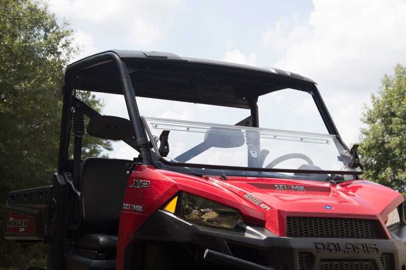 Seizmik 13+ Polaris Ranger 900/1000 XP/Crew Full-Size Windshield Versa-Fold Non-Coat Seizmik Windshields AXOPROS