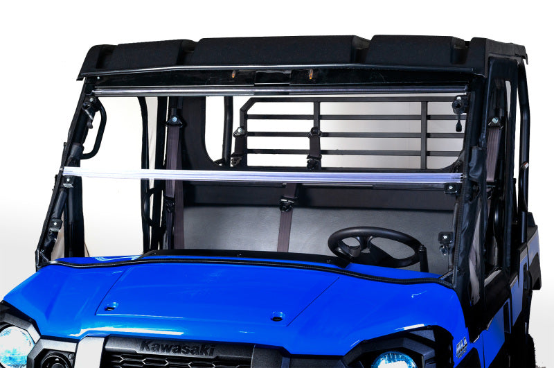 Seizmik 15-23 Kawasaki Mule PRO-FX/FXT Windshield Folding UV1S Poly Seizmik Windshields AXOPROS