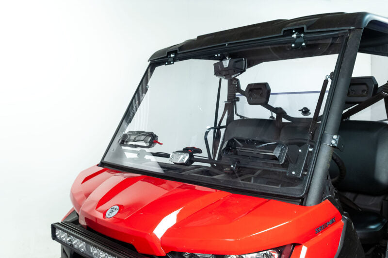 Seizmik 16-23 Can Am Defender HD5-HD10/MAX Windshield Flip Up Vented Seizmik Windshields AXOPROS