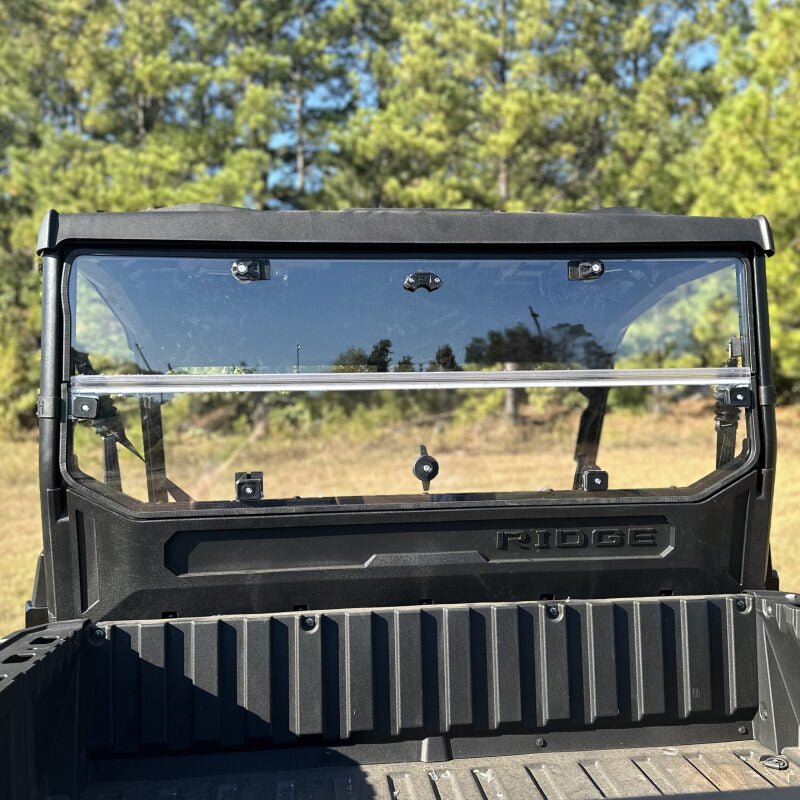 Seizmik 24+ Kawasaki Ridge Rach Rear Folding Windshield- UV Seizmik Windshields AXOPROS