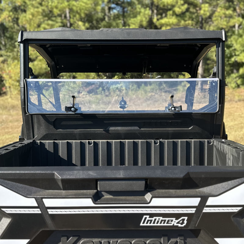 Seizmik 24+ Kawasaki Ridge Rach Rear Folding Windshield- UV Seizmik Windshields AXOPROS