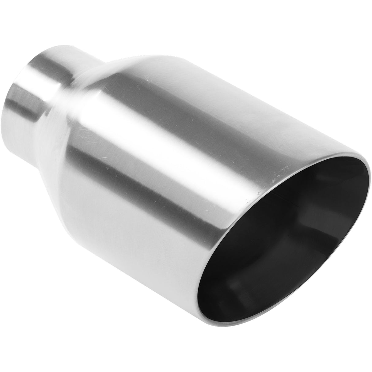 Single Exhaust Tip - 2.25in. Inlet/4in. Outlet MagnaFlow Exhaust Products Exhaust Tail Pipe Tip  AXOPROS