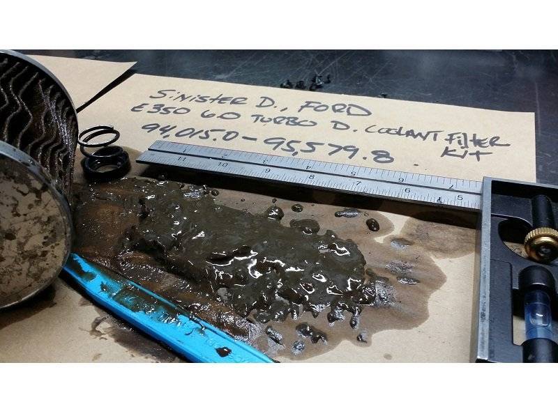 Sinister Diesel 03-07 Ford 6.0L Oil Filter & Coolant Filtration System Sinister Diesel Oil Filter Other  AXOPROS