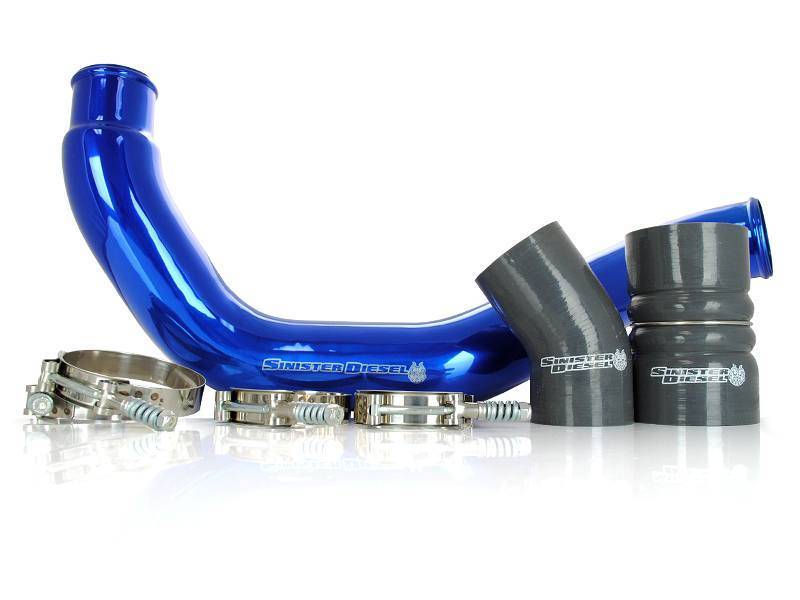 Sinister Diesel 03-07 Ford 6.0L Powerstroke Hot Side Charge Pipe Sinister Diesel Intercooler Pipe Kits AXOPROS
