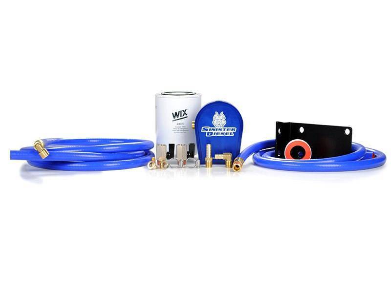 Sinister Diesel 07.5-12 Dodge 6.7L Cummins Coolant Filtration System w/ Wix Filter Sinister Diesel Coolant Filters  AXOPROS