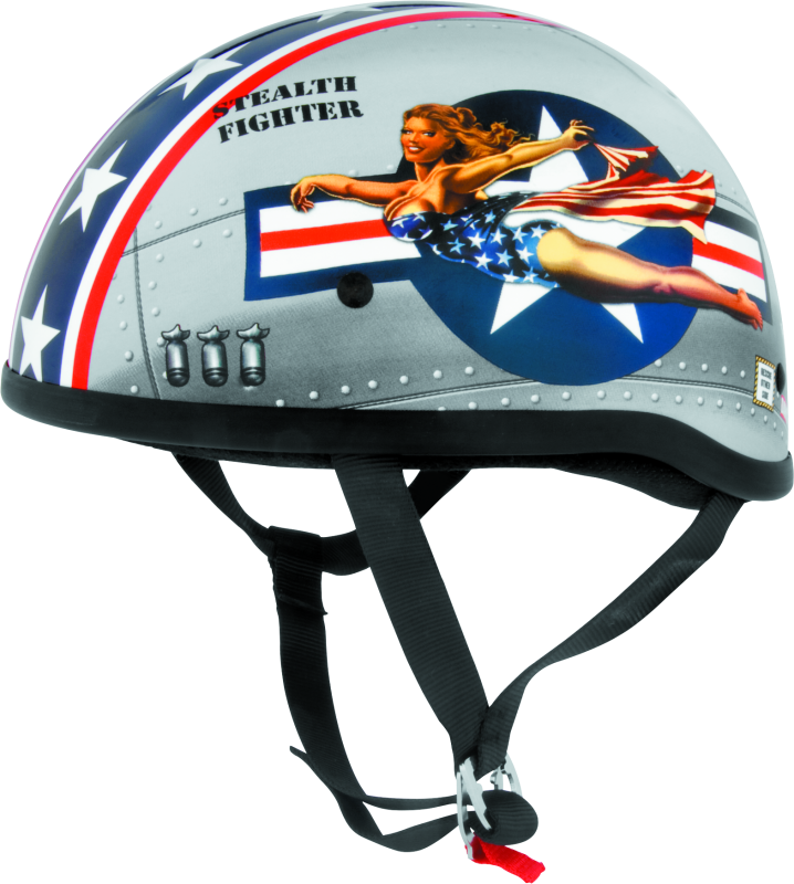 Skid Lids Bomber Pinup Original Helmet - Medium Skid Lid Helmets and Accessories AXOPROS