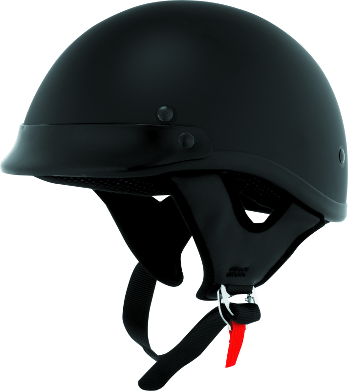 Skid Lids Traditional Helmet Flat Black - 2XL Skid Lid Helmets and Accessories AXOPROS