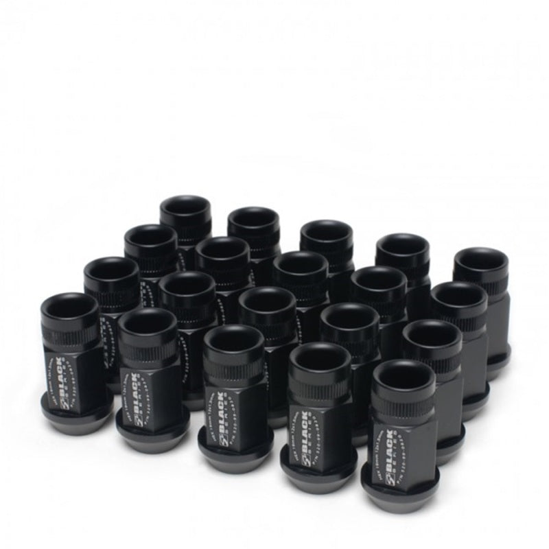 Skunk2 12 x 1.5 Forged Lug Nut Set (Black Series) (20 Pcs.) Skunk2 Racing Lug Nuts  AXOPROS