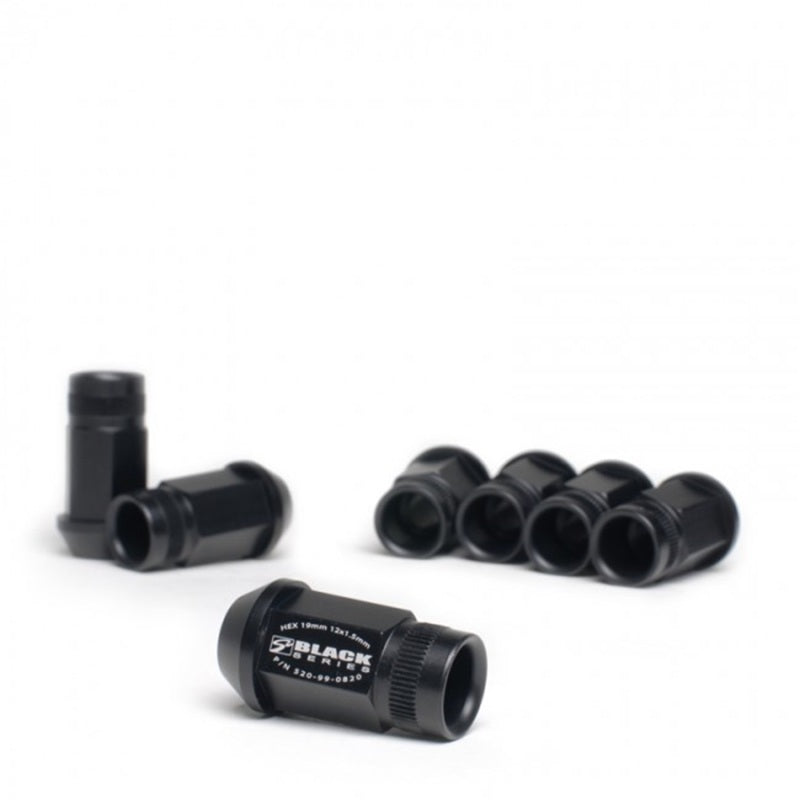 Skunk2 12 x 1.5 Forged Lug Nut Set (Black Series) (20 Pcs.) Skunk2 Racing Lug Nuts  AXOPROS