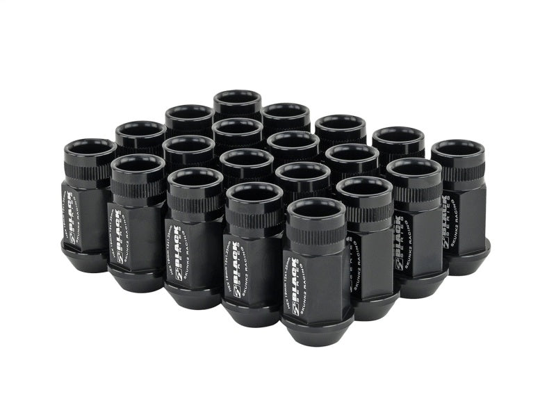 Skunk2 12x1.25 Forged Lug Nut - Black (Set of 20) Skunk2 Racing Lug Nuts  AXOPROS