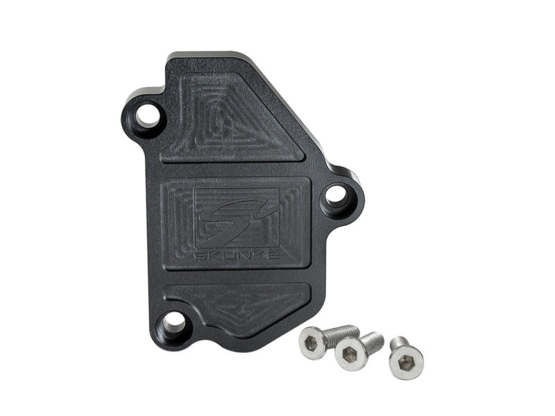 Skunk2 B-Series VTEC Black Anodized Block Off Plate Skunk2 Racing Block Off Plates AXOPROS