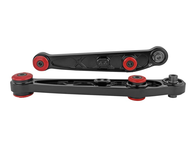Skunk2 Honda/Acura EG/DC Alpha Series Rear Lower Control Arm Set - Black Skunk2 Racing Control Arms  AXOPROS