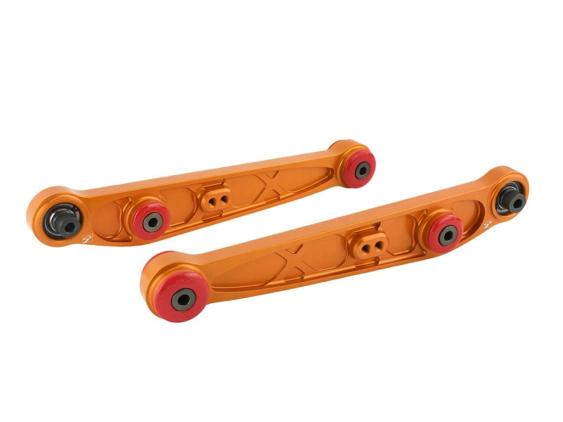 Skunk2 Honda/Acura EG/DC Alpha Series Rear Lower Control Arm Set - Gold Skunk2 Racing Control Arms  AXOPROS