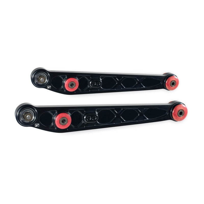 Skunk2 Honda/Acura EK Alpha Series Rear Lower Control Arm Set - Black Skunk2 Racing Control Arms  AXOPROS