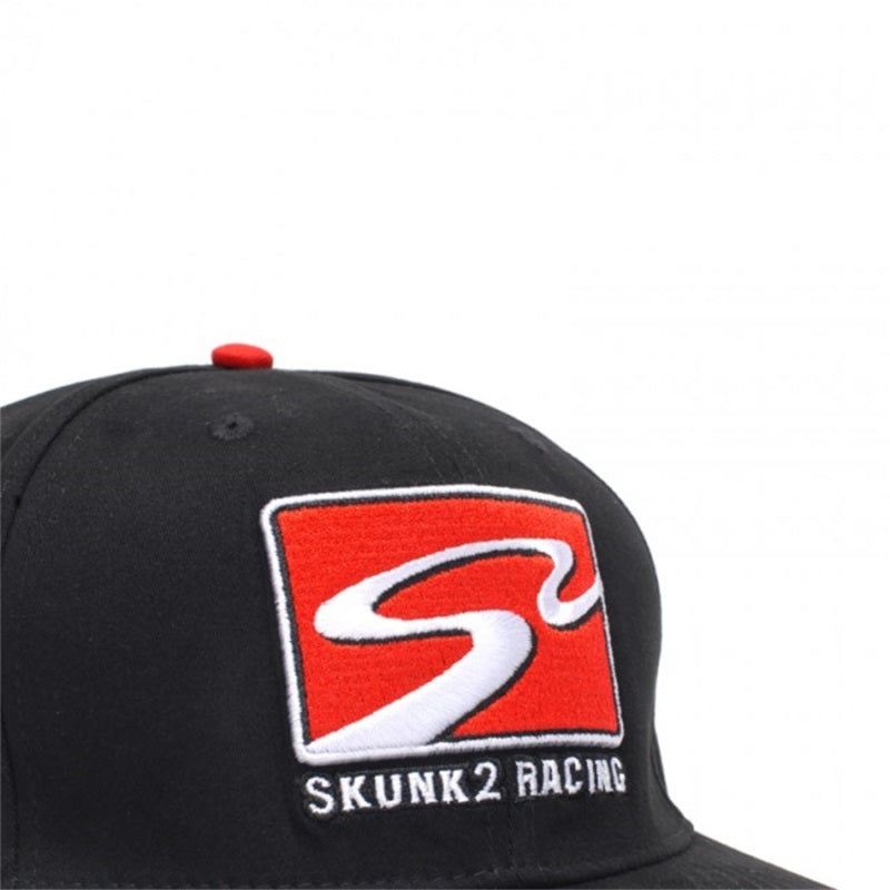 Skunk2 Team Baseball Cap Racetrack Logo (Black) - L/XL Skunk2 Racing Headwear AXOPROS
