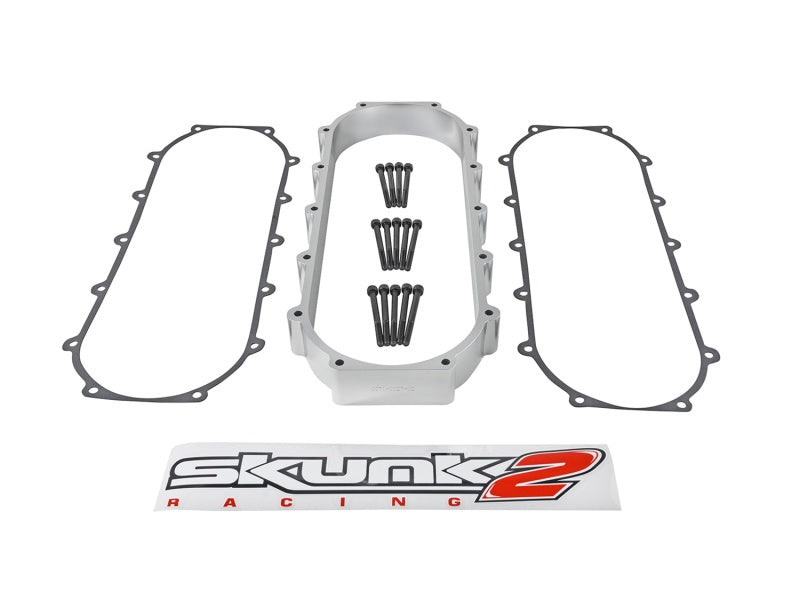 Skunk2 Ultra Series Honda/Acura Silver RACE Intake Manifold 2 Liter Spacer (Inc Gasket & Hardware) Skunk2 Racing Intake Spacers AXOPROS