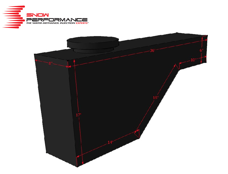Snow Performance 10 Gallon Tool Box Style Reservoir (Incl Front Bracket & Hardware) Snow Performance Reservoirs  AXOPROS