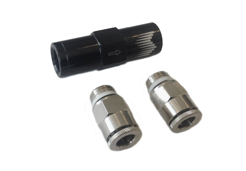 Snow Performance High Flow Water Check Valve Quick-Connect Fittings (For 1/4in. Tubing) Snow Performance Fittings AXOPROS