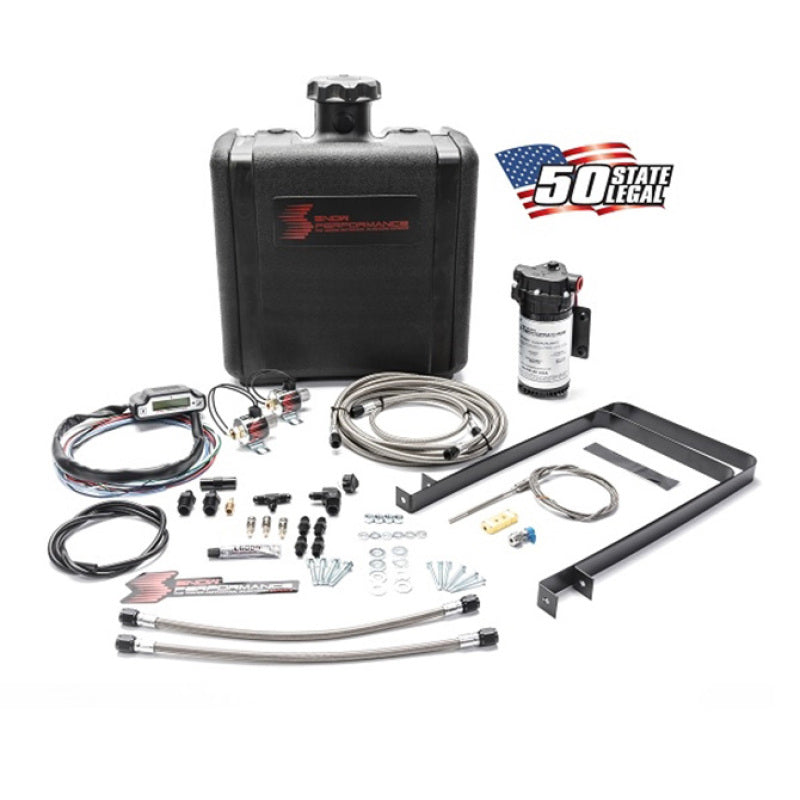 Snow Performance Stg 3 Boost Cooler Water Injection Kit TD Univ. (SS Braided Line and 4AN Fittings) Snow Performance Water Meth Kits  AXOPROS