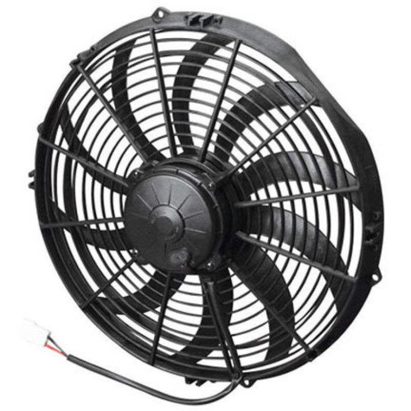 SPAL 1840 CFM 14in High Performance Fan - Push/Curved (VA08-AP71/LL-53S) SPAL Fans & Shrouds AXOPROS
